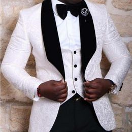 Whole- 2017 New Arrival Men Suits Latest Coat Pant Designs Red White Black Men Wedding Suits Man Tuxedo JacketJackets Ve317H