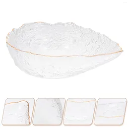 Dinnerware Sets Snack Container Drip Tray Glass Bowl Dessert Salad Mixing Big Serving Large Capacity Dinner Party