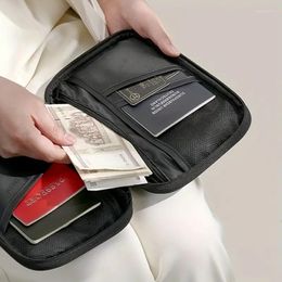 Card Holders Family Passport Holder Portable Storage Bags Waterproof Nylon Case Organiser Travel Accessories Cover Document Bag Cardholder