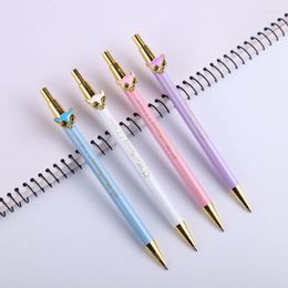 6pcs Metal Mechanical Pencils 0.7mm Drafting Drawing Pencil For School Office Leads Writing Gifts Stationery Pens