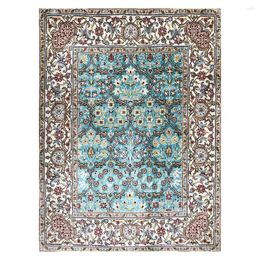 Carpets Silk Carpet Hand Knotted Tapestries Wall Hanging Dorm Decor Art Rug Size 1.5'X2'
