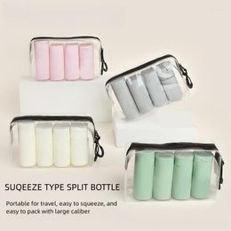 Storage Bottles Travel Refillable Nordic Cosmetics Toiletries Sets Portable Shampoo Shower Gel Creams & Lotions Empty