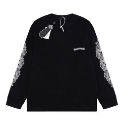 NYA AOP JACQUARD LETTERNING KNITT TRING AV Höstvinter 2023Acquard Stick Machine E Anpassad JnLarged Detail Crew Neck Cotton S012