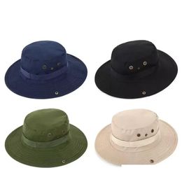 Party Hats Bump Summer Style Cam Mountaineering Sunsn Outdoor Hat Fishing Sun Fisherman 4Colors Drop Delivery Home Garden Festive Supp Dhkth