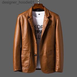 Men's Fur Faux Fur Men's Winter Fur Men Soft PU Leather Jacket Male Business casual Coats Man Jaqueta Masculinas Inverno Couro Large size 6XL Plus L230913