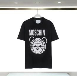 Designer t shirt Fashion Women/men MoschiN*oT-shirts Tees Tops Man S Casual Chest Letter Tee Luxurys Clothing Sleeve Laurens tops 001#