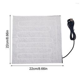 Carpets 5V USB Fibre Heater Carbon Electric Heated Jacket Soft Cushion Winter Vest Heating Clothes Warmer Pads Keep Warm For Mouse Pad