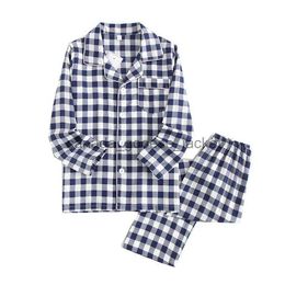 Women's Sleep Lounge Womens Men couple Pyjamas sleepwear Plaid Pyjama set women cotton pyjamas winter Loose pijamas women Long Sleeve Plaid sleepwear 201113L230913