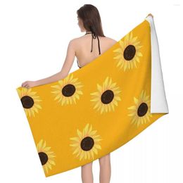 Towel Sunflower Beach Towels Pool Large Sand Free Microfiber Quick Dry Lightweight Bath Swim