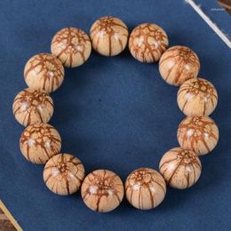 Strand Full-Grain Dragon Beard Vine Plum Blossom Bauhinia Champion Bracelet Wooden Ball