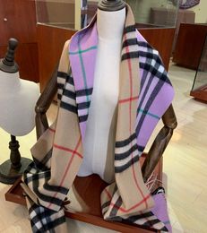 Echarpe Hijab Scarf Designer Stylish Women Cashmere Scarf Letter Lattice Scarvesl Soft Touch Warm Wraps with Tags Autum scarf designers