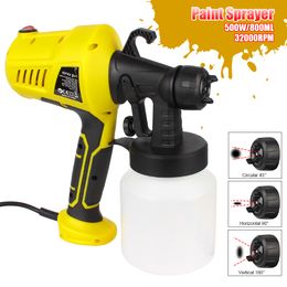 Spray Guns 500W EU Plug Easy Spraying Household Paint Sprayer Flow Control Airbrush Power Tools Electric Spray Gun 230912