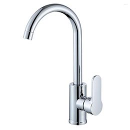 Kitchen Faucets Faucet Cold Mixer Tap Single Handle Swivel Basin Sink Household Rotating Vegetable Washing