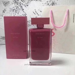 Designer For Her Perfume 100ml Musc Noir Rose Perfumes Women Fragrance Eau De Parfum Good Smell EDP Floral Long Lasting Cologne Spray2DD4