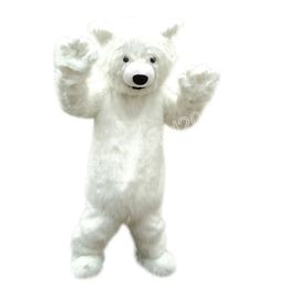 Cute Polar Bear Mascot Costumes Party Novel Animals Fancy Dress Anime Character Carnival Halloween