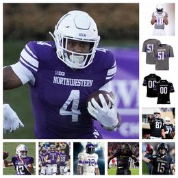 2023 Northwestern Wildcats Football Jersey 3 Ryan Hilinski 8 Henning 19 Reggie Fleurima 42 Anto Saka 14 Cam Johnson 37 Uihlein 72