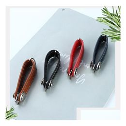 Pu Leather Car Keychain Personality Creative Lanyard Anti-Lost Keychains Horseshoe Chain Fashion Keyring Drop Delivery