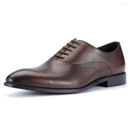 Dress Shoes High Quality Handmade Full-Grain Genuine Leather Oxford For Men Business Comfortable Durable Daily Life