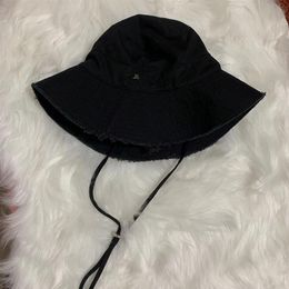 Luxury Ball Caps 2023 Casquette Bob Wide Brim Hats Designer Bucket Hat for Women Frayed Cap Jac222J