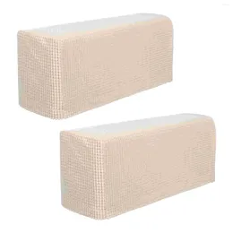 Chair Covers 2 Pcs Loveseat Sofa Arm Protectors Couch Couches Sofas Elastic Armrest