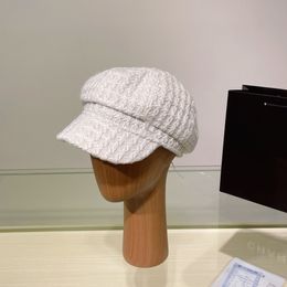 Warm Stingy Brim Winter Wool Hats Designer Woollen Caps Fashion Men Women Baseball Cap Cotton Hip Hop Classic Hats