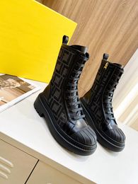 The brand new Martin boots are made of black cowhide fabric and fly woven fabric paired with a fashionable and avant-garde motorcycle design sizes 35-42