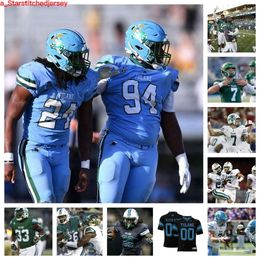 2023 Tulane Yeşil Dalga Futbol Forması 9 Corey Platt Jr. 85 Jalen Rogers 9 Carson Haggard 90 Devean Deal 2 Jarius Monroe 7 Michael Pratt 70 Kameron Hamilton