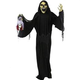 Other Event Party Supplies Life-Size Animatronic Reaper Multicolor Halloween Decoration 230912