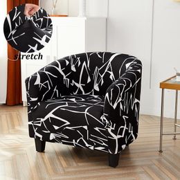 Chair Covers Printed Tub Cover Stretch Geometry Club Sofa Elastic Single Couch Armchair Slipcover Washable Counter Living Room