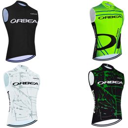 ORBEA ORCA Team Lightweight Windbreaking Cycling Gilet Top Quality Bicycle Outwear Sleeveless Jacket Bike Cut Quick dry Cycling Vest with 3 Rear Pockets