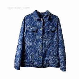 Mens Jackets Mens Jackets Designer 23ss mens women Denim tie dyed Hoodie letters clothes streetwear Coats Outerwear Hooded men Clothing Cotton navy blue TXVO x0913 x