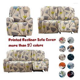 Chair Covers 1/2/3 Seater Printed Recliner Sofa Cover Accent Elastic Armchair Relax Lazy Boy Protector Lounge Home Decor