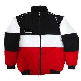 F1-Rennwagen-Fans Kleidung im europäischen und amerikanischen Stil Jacke Baumwolle Herbst- und Winterkleidung voll bestickt Motorrad Ridin301C