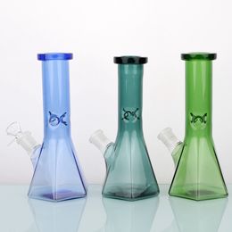 Premium Quality Small Hexagon Smoking Water Pipe with Ice Catcher - Perfect for Tobacco and Hookah
