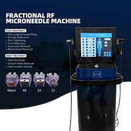 Rf Microneedling Fractional Rf Machine Skin Lifting Acne Scar Treatment for 2 handles