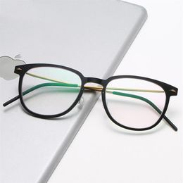 Denmark Acetate Glasses Frame Men Women Luxury Myopia Prescription Optical Titanium Eyeglasses Frame Screwless Eyewear 6549292Z