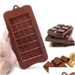 Baking Moulds 24 Grid Square Chocolate Mould Sile Dessert Block Bar Ice Cake Candy Sugar Bake Mod Lx2747 Drop Delivery Home Garden Kitc Dhrlh