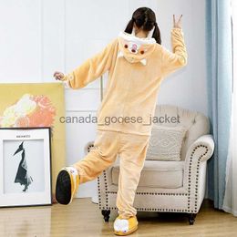 Women's Sleep Lounge Kigurumi Adult Women Men Animal Corgi Pyjamas Flannel Cartoon dog Cosplay Onesie corgi Warm Winter pijama Y200708L230913