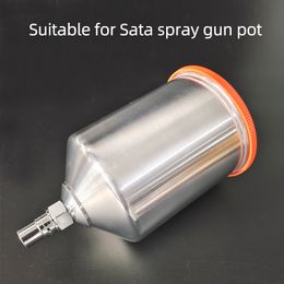 Spray Guns Suitable For SATA Spray Gun Pot Aluminum Alloy Material On The Pot Buckle Interface German Accessories Can 600 Ml 230912