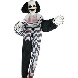 Other Event Party Supplies Life-Size Animatronic Clown Indoor/Outdoor Halloween Decoration 230912