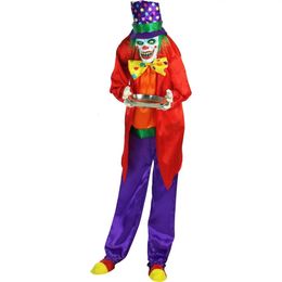 Other Event Party Supplies 6-Ft. Halloween Decoration Animatronic Clown Indoor/Outdoor 230912