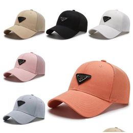 6 Colours Top Quality Ball Caps Fashion Street Cap Hat Design Letter Baseball For Man Woman Adjustable Sport Hats 4 Seaso Del Drop Delivery