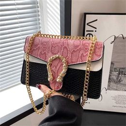 Chain Women's 2023 New Double Bay Flip Small Square Fashionable and Beautiful One Shoulder Trendy 68% Off Sales factory