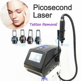 Laser Tattoo Removal Pico Laser Machine with 4 Tips Picosecond Skin Pigmentation Freckle Removal