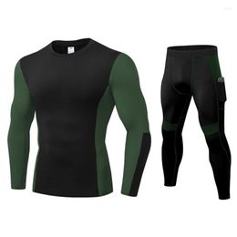 Men's Thermal Underwear Fanceey Men Compression Sets Sweat Quick Drying Thermo Male Clothing Winter Long Johns Plus Size