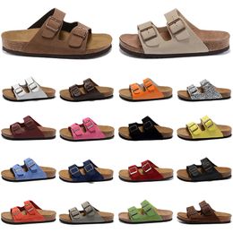 birkens stocks Boston Clogs Slippers Designer Sandals slides Mens Women slipper loafers Suede Leather Buckle Outdoor flip flops Shoes Size 36-45