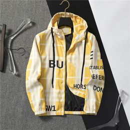 Luxury Jacket Spring Autumn Outwear Windbreaker Zipper Fashion Mens Jackets Designer Coat Outside Sport M-XXXL