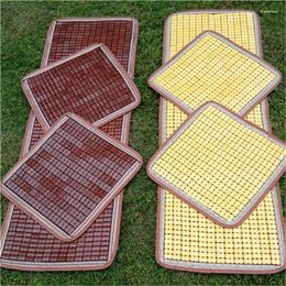 Car Seat Covers Summer Cool Mat Cushion Mahjong Bamboo Block Mounted Non Slip Breathable