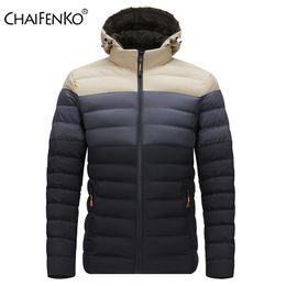 Men's Down Parkas Men Warm Parka Autumn Winter Windproof Thick Hooded Jacket Coat Men Brand Outwear Fashion Lightweight Casual Parka Men 230912