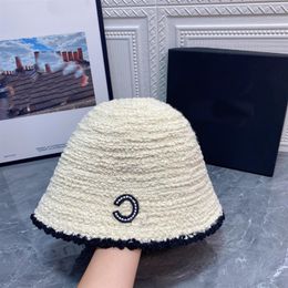 Luxury Designer Beanie Bucket Hat For Women Fashion Bonnet C Casquette Knitted Hats Winter Woolen Cap Little Jacquard Unisex Warm 273H